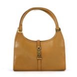 A Gucci Jackie tan leather handbag