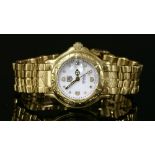 A ladies' 18ct gold Tag Heuer Automatic bracelet watch,