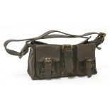 A Mulberry oak leather mini Roxanne handbag