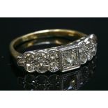 An Art Deco diamond set ring