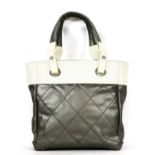 A Chanel coated canvas Paris Biarritz tote handbag,