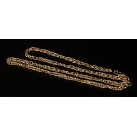 An 18ct gold palmier chain