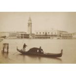 Six photographs of scenes of Venice,