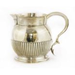 A Victorian silver jug