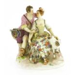 A Meissen group