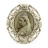 Royal Interest: A rare silver picture frame,