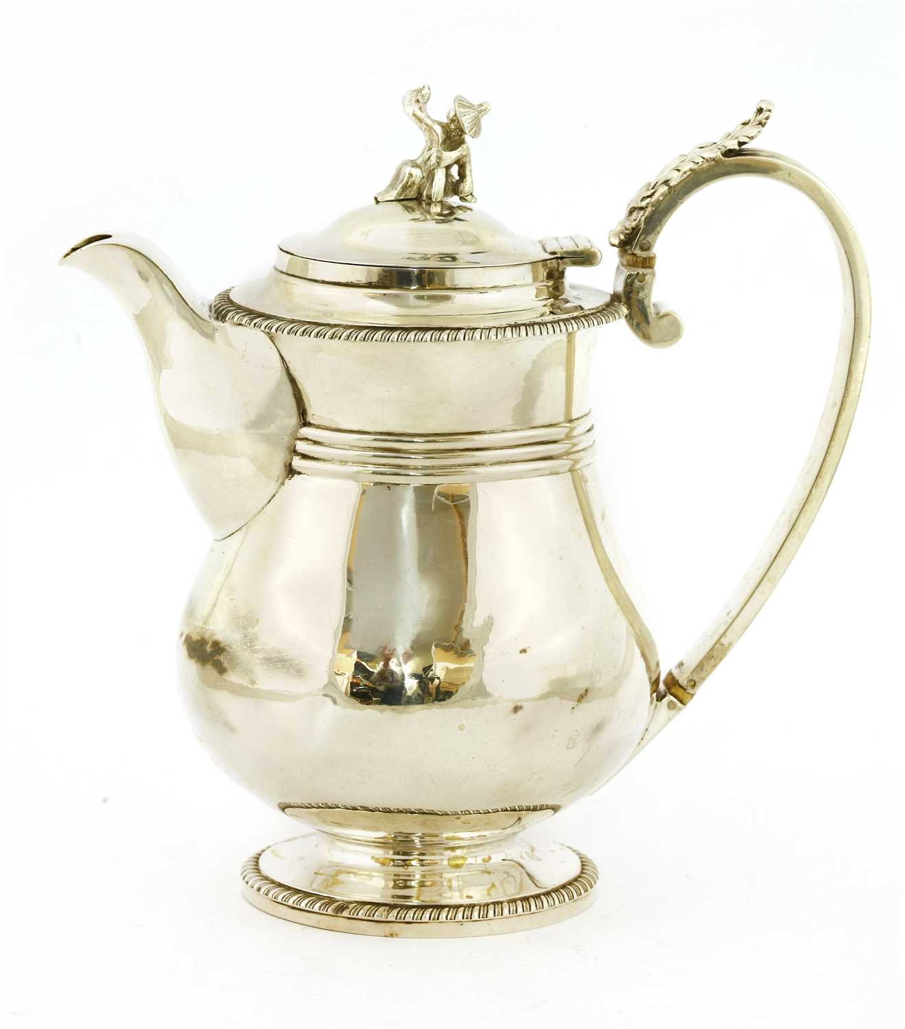 A George lV silver hot water jug - Image 2 of 3