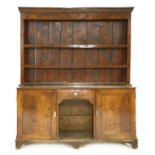 An oak dresser,