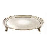 A modern silver salver