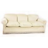 A modern three-seater settee,