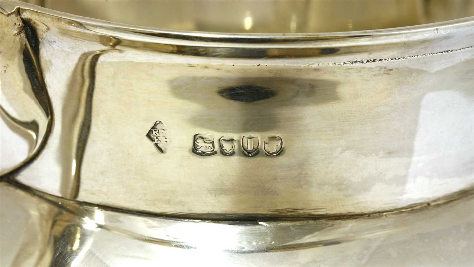 A Victorian silver jug - Image 2 of 2