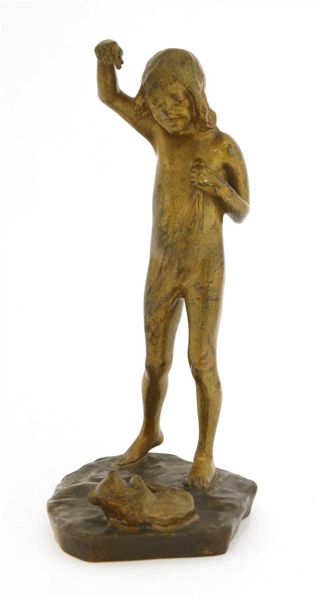 An Art Deco gilt bronze figure