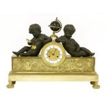 A Continental mantel clock,