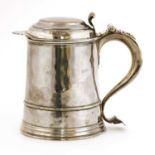 A Queen Anne provincial silver tankard,