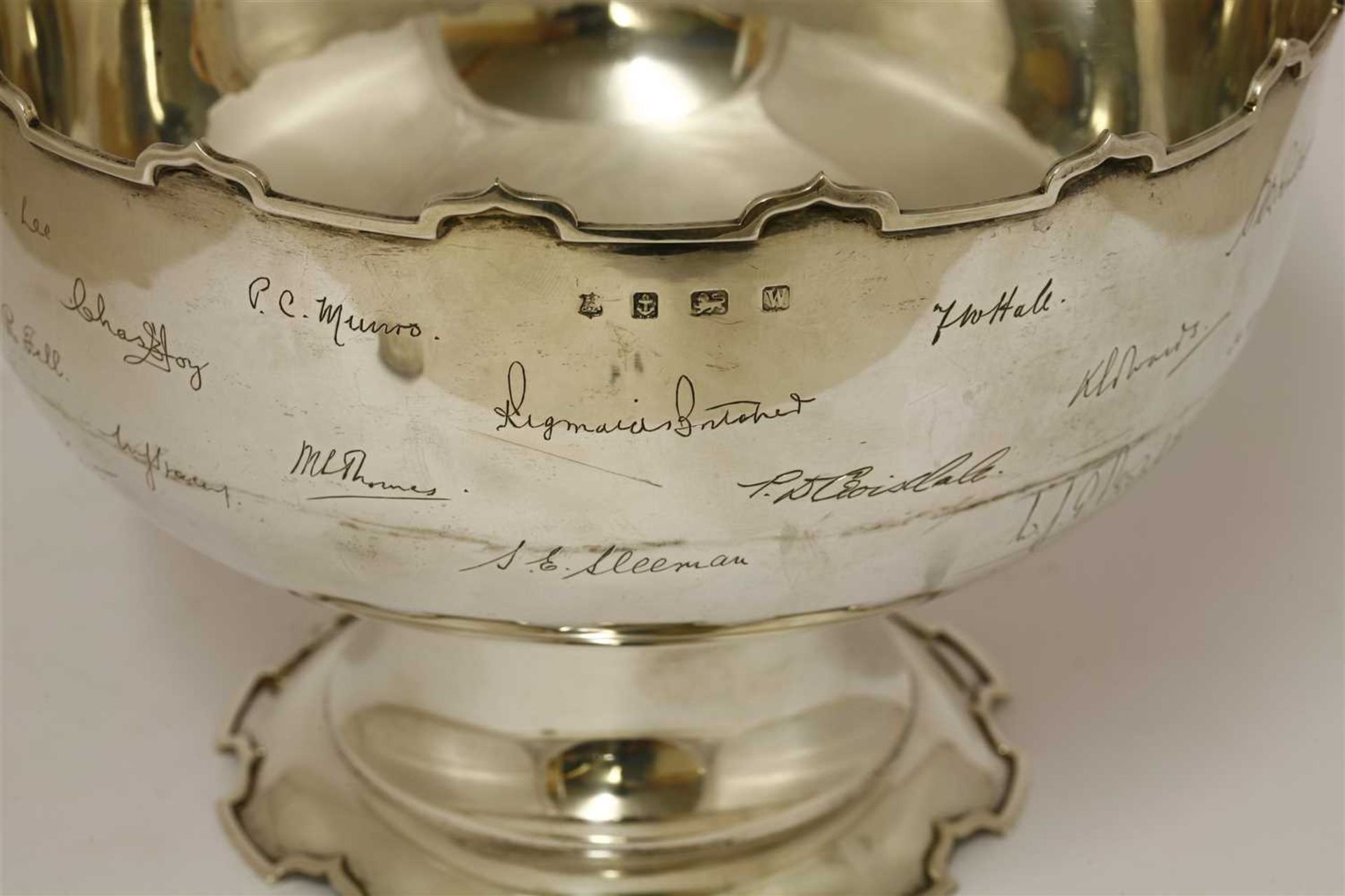 A silver rose bowl - Image 2 of 2