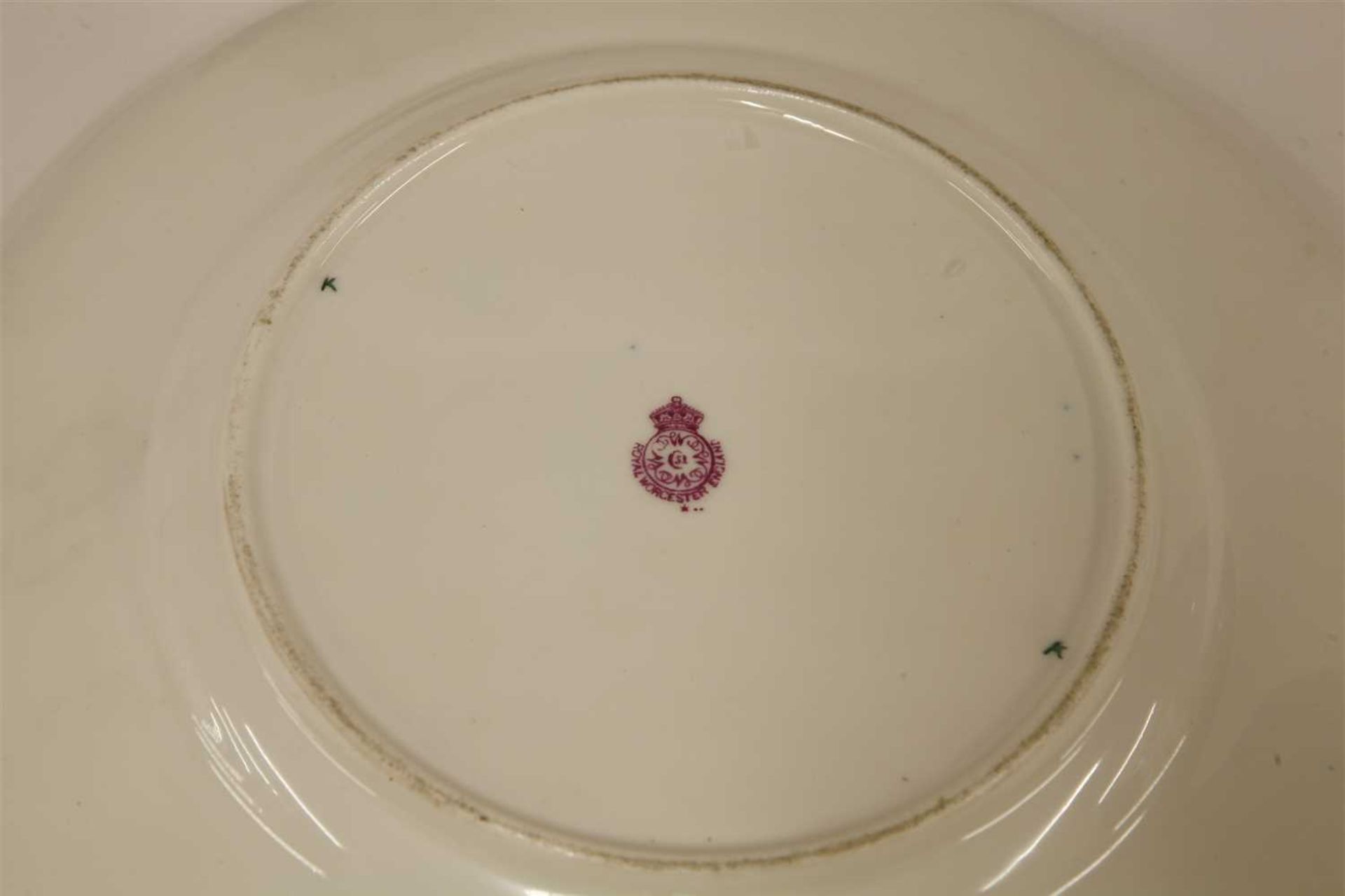 Five Royal Worcester cabinet plates - Image 2 of 3