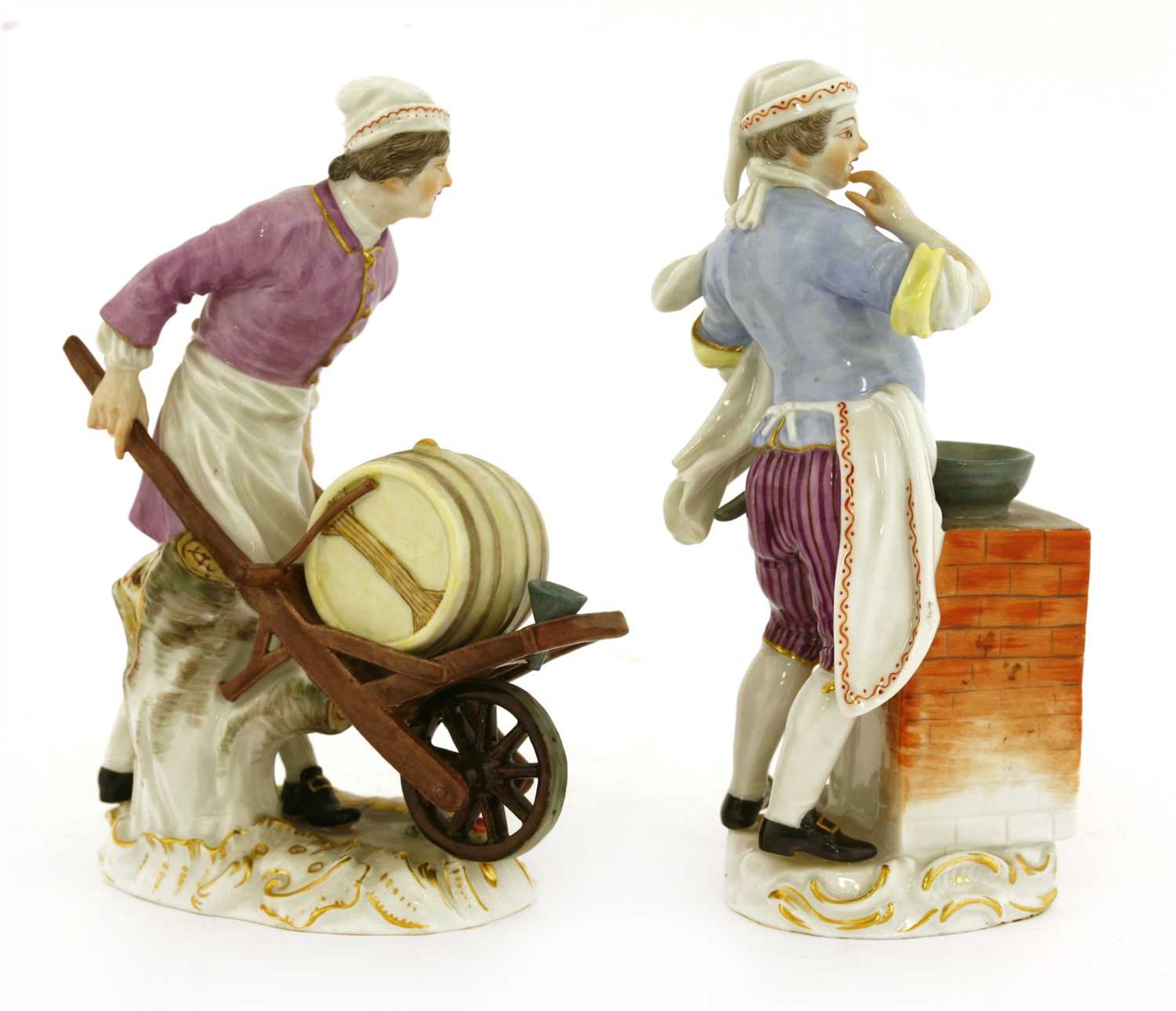 A Meissen porcelain figure, - Image 2 of 2