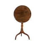 A George III mahogany tripod table