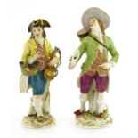Two Meissen porcelain figures,
