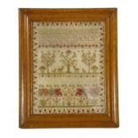 A needlework sampler,