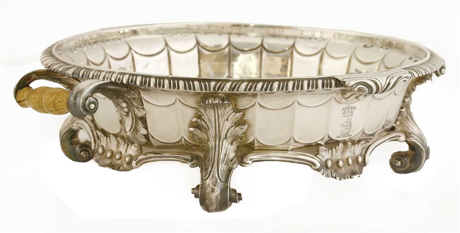 A George III silver and ivory-handled dish - Image 2 of 4