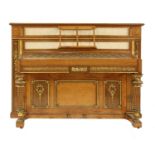 An exhibition quality and ormolu-mounted upright piano
