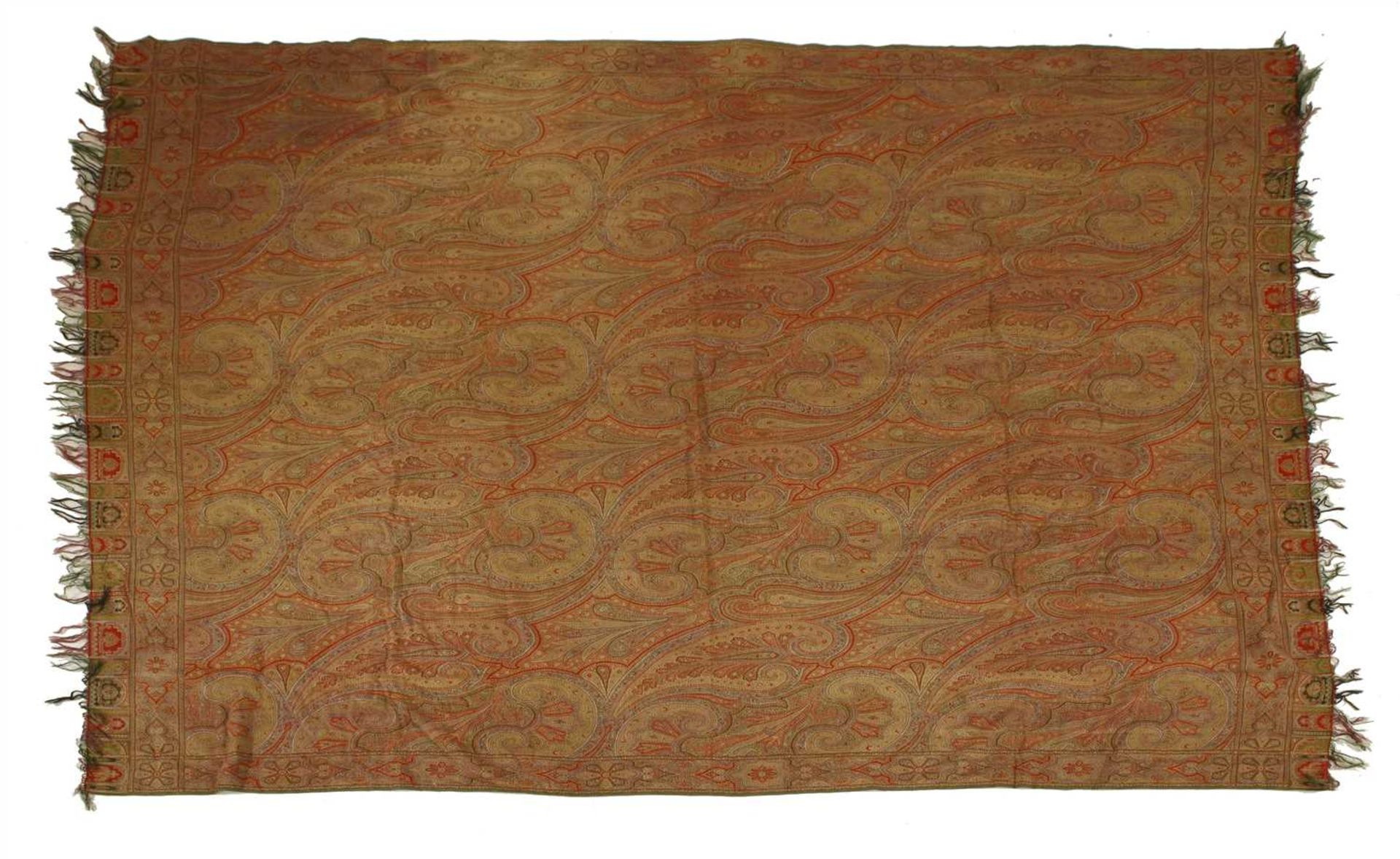 A Norwich-style paisley shawl, - Image 2 of 3