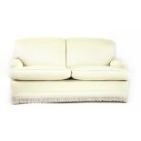 A modern two-seater settee,