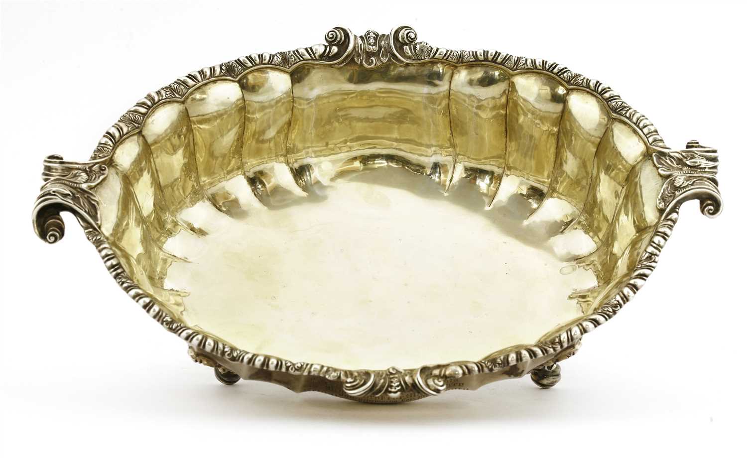 A silver bowl, - Image 2 of 3