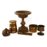 An Italian Grand Tour walnut tazza