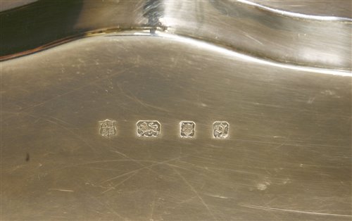 A large silver salver - Image 2 of 2