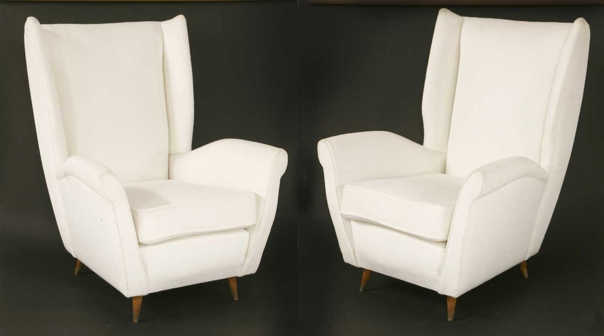 A pair of Italian armchairs