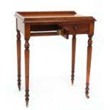 An unusual Victorian mahogany washstand,