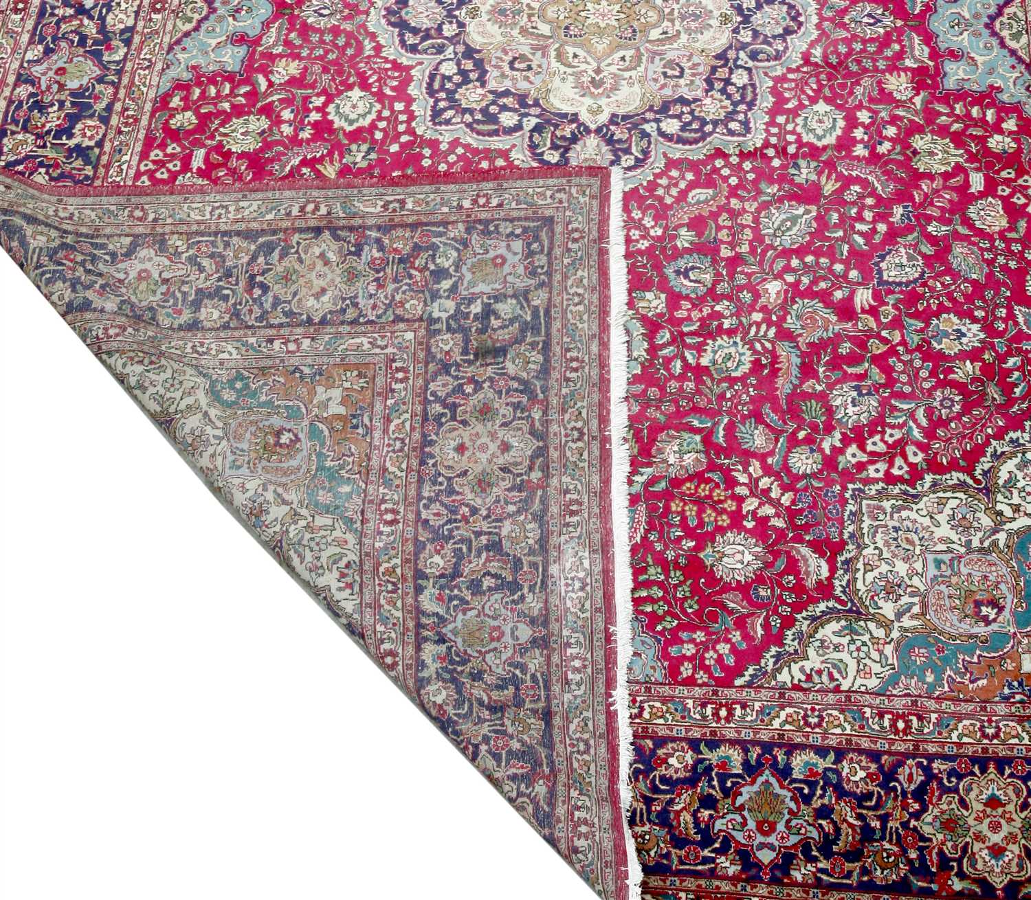 A large Kashan carpet, - Image 2 of 2