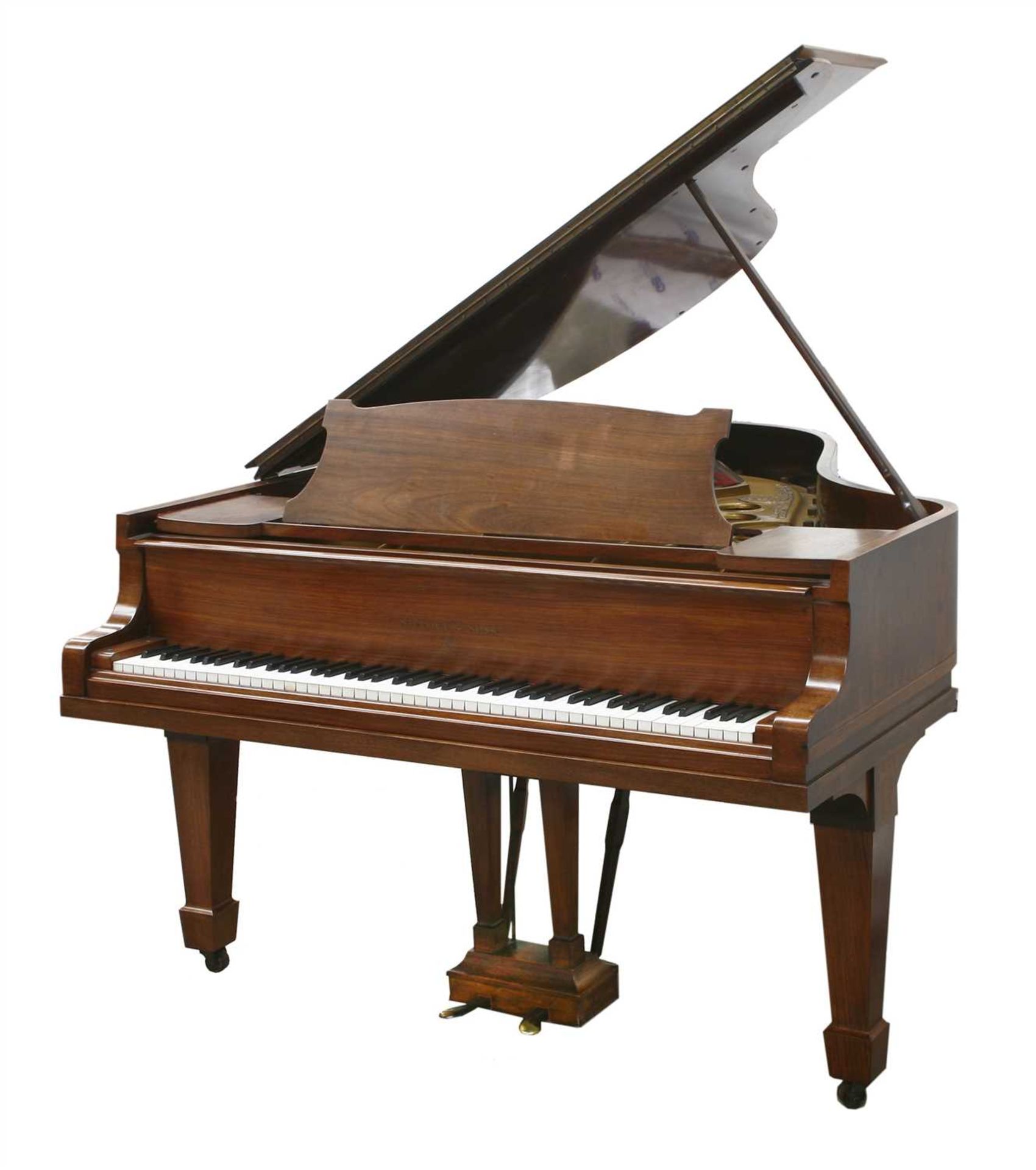A Steinway mahogany 'Model O Boudoir' grand piano, - Image 2 of 4