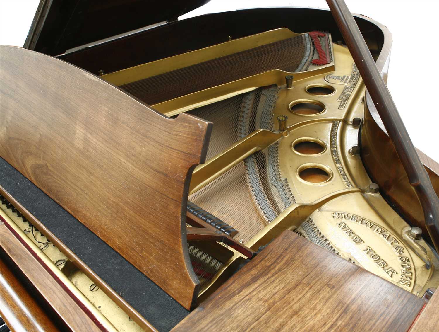 A Steinway mahogany 'Model O Boudoir' grand piano, - Image 3 of 4