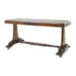 A Victorian rosewood centre table,