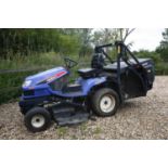 An Iseki 5XG22 ride-on mower,