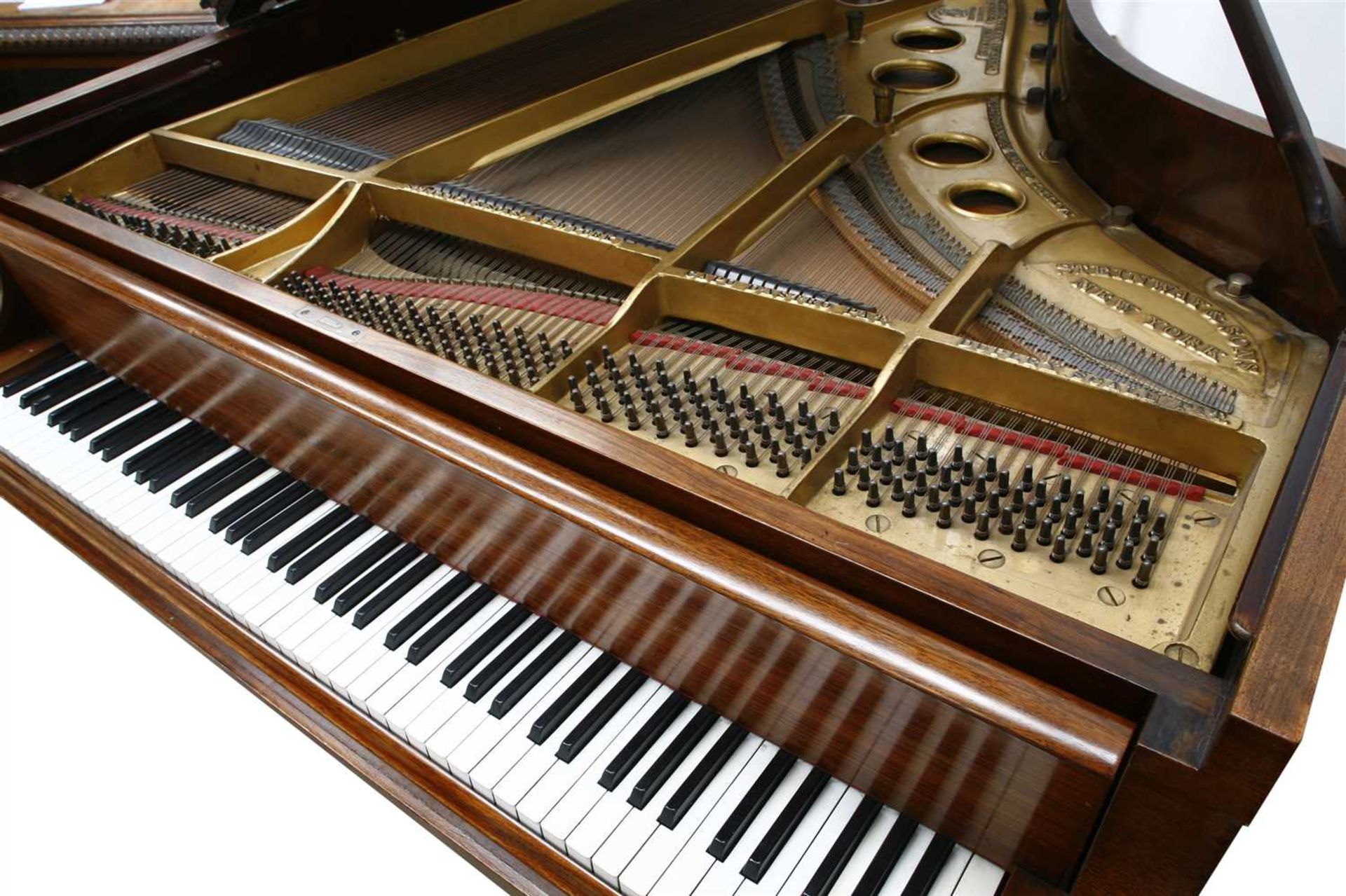 A Steinway mahogany 'Model O Boudoir' grand piano, - Image 4 of 4
