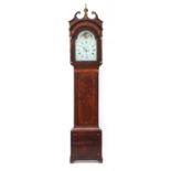 A strung mahogany eight day longcase clock,