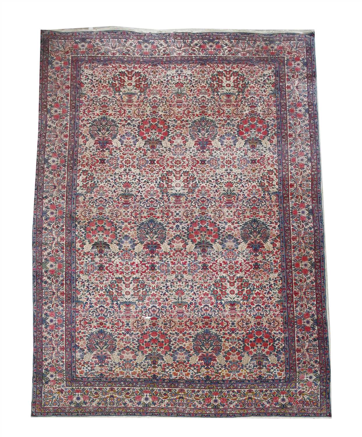 A Kirman carpet,