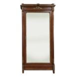 A French mahogany armoire,