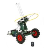 A modern Bowman battery powered clay pigeon launcher,