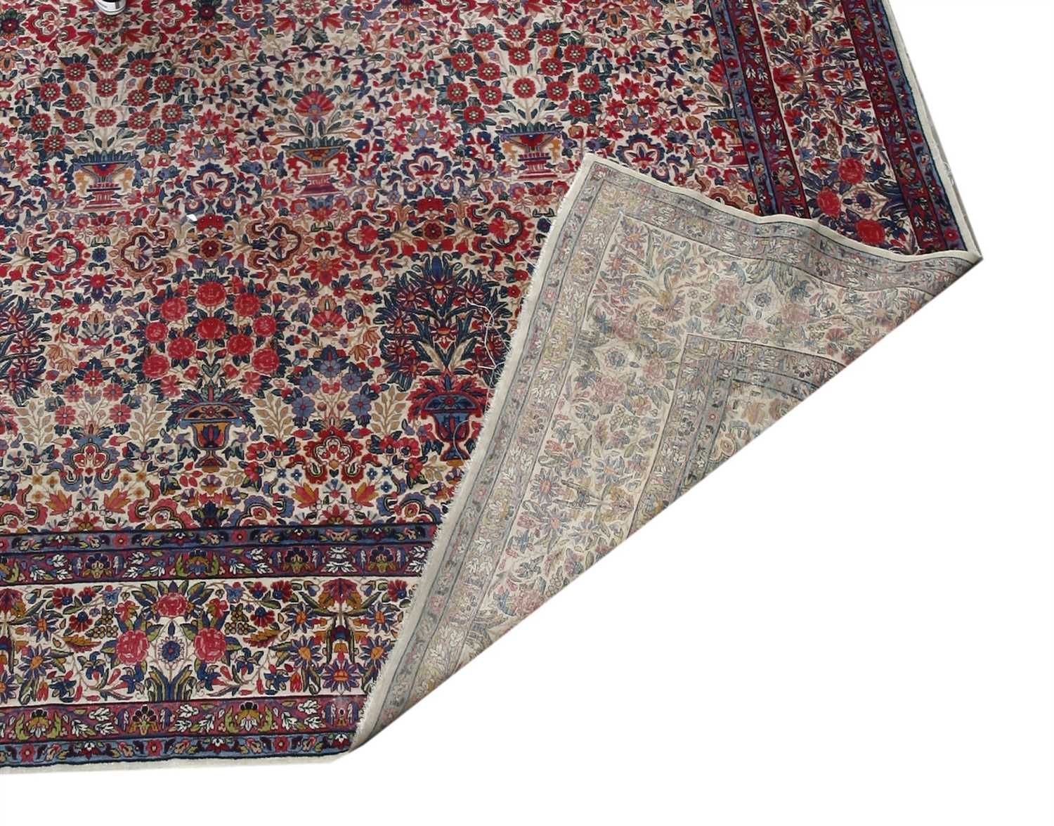 A Kirman carpet, - Image 2 of 2