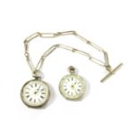 Two ladies fob watches,