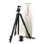 A Manfrotto TPOD 700 camera tripod