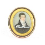 A portrait miniature,