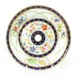 A New Hall porcelain plate