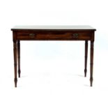 A Regency mahogany writing table