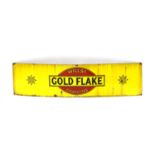 An enamelled Will's Goldflake cigarettes sign,